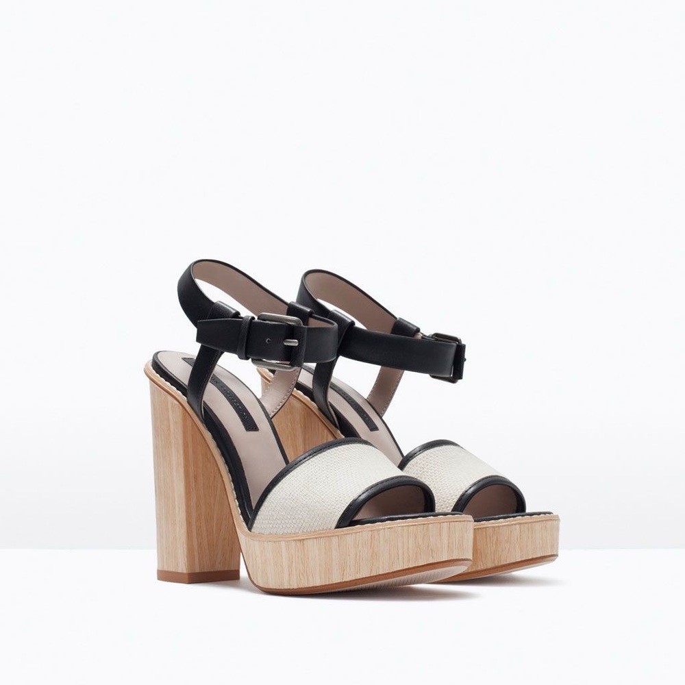 Zara Basic Platform Heel